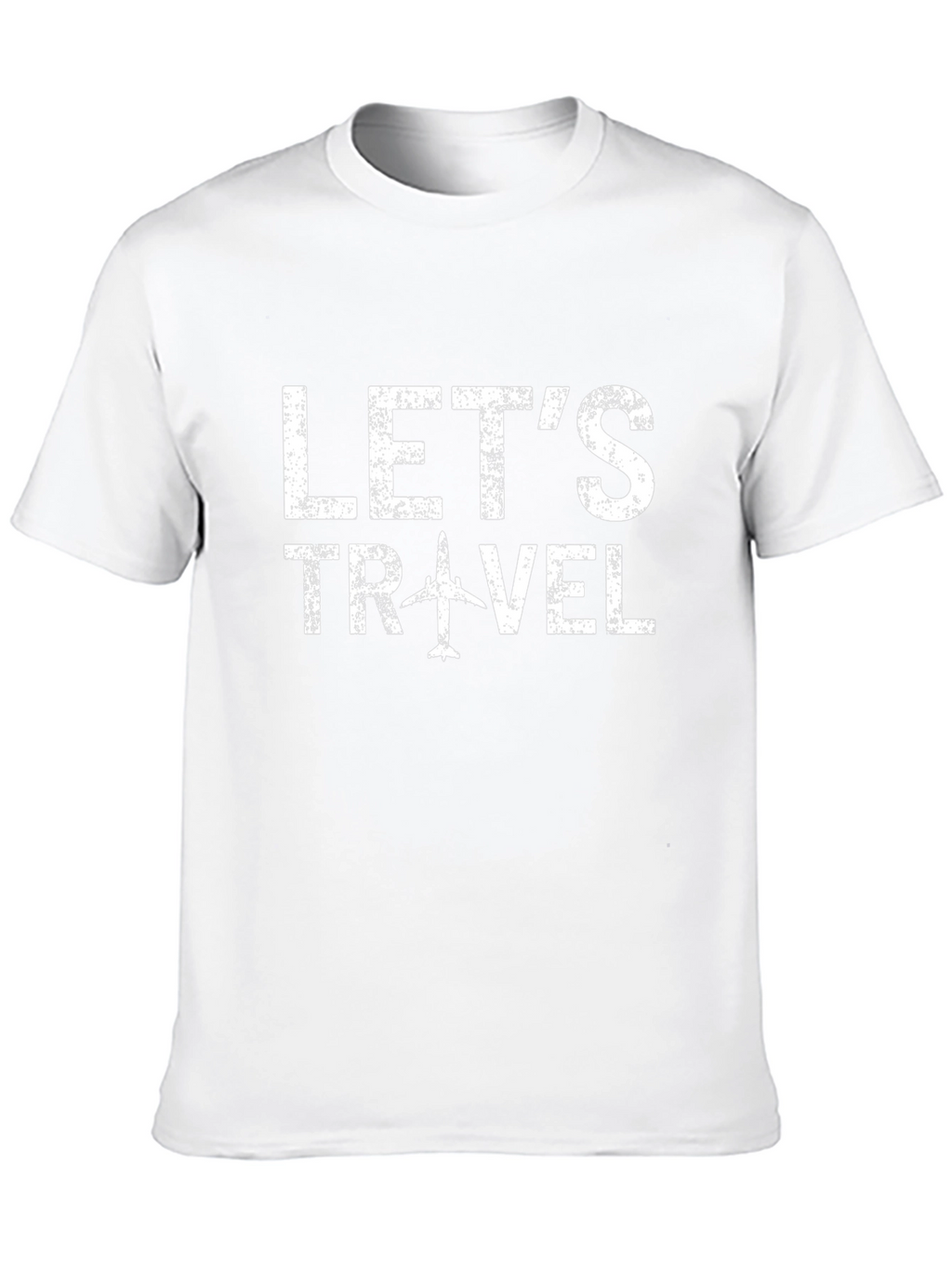 Lets Travel Airplane Graphic T-Shirt