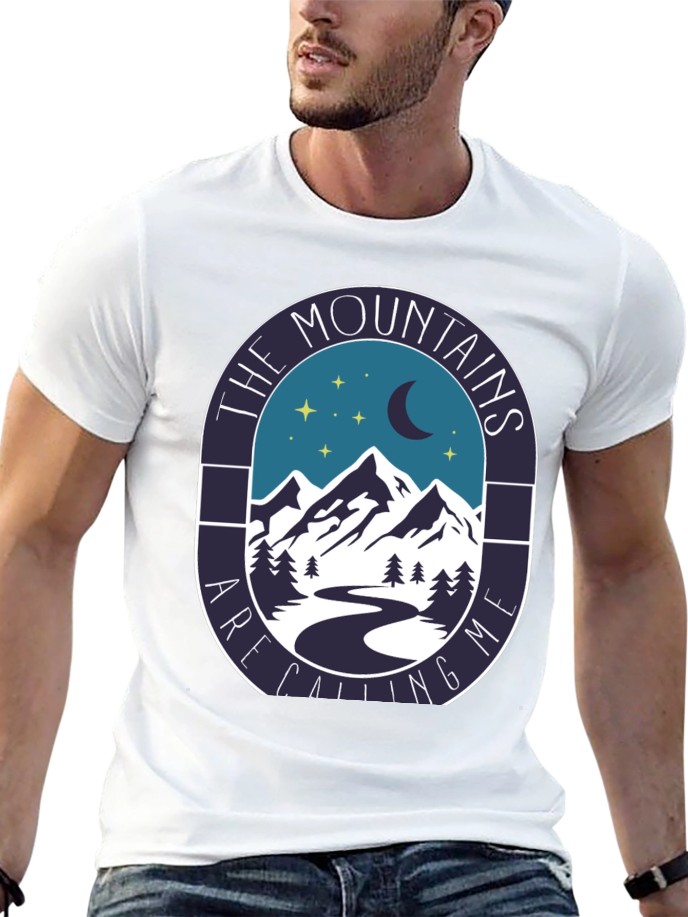 Mountains Calling Tee - Nature Lovers T-Shirt