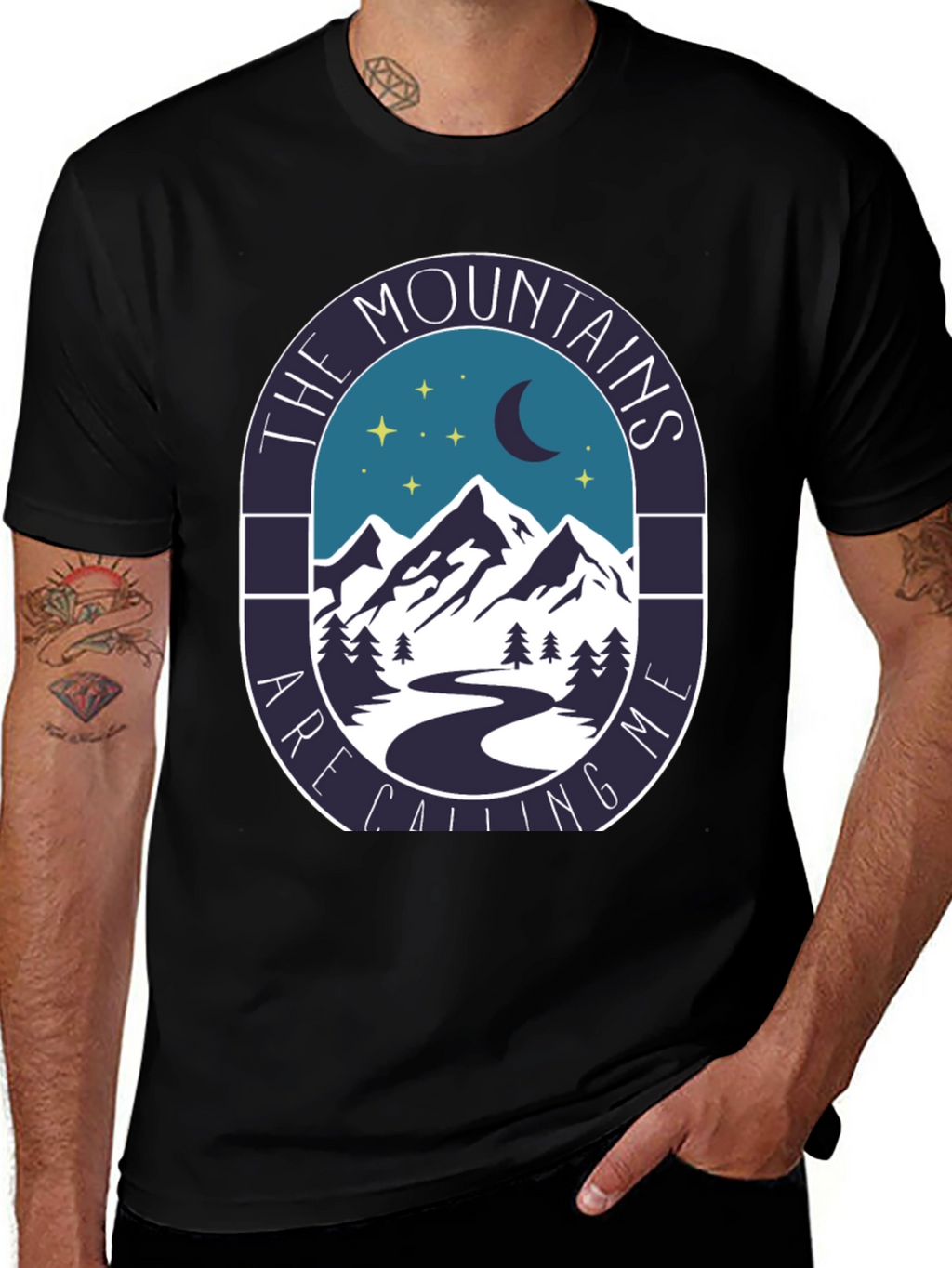 Mountains Calling Tee - Nature Lovers T-Shirt