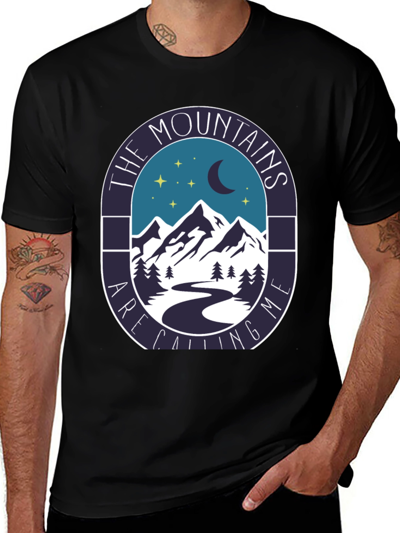 Mountains Calling Tee - Nature Lovers T-Shirt