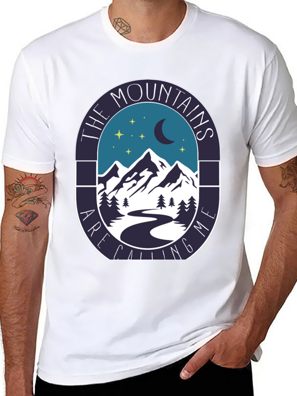 Mountains Calling Tee - Nature Lovers T-Shirt