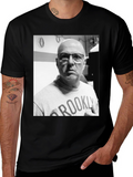 Mans T-Shirt with Black & White Portrait
