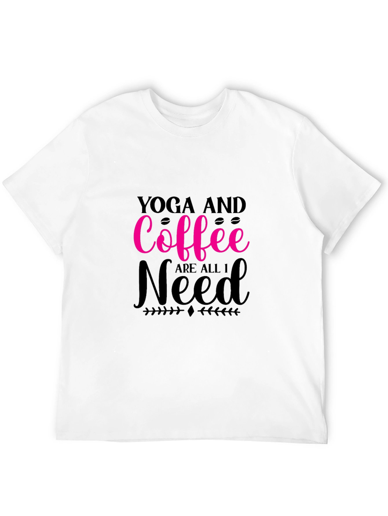 Yoga & Coffee T-Shirt: Relax Recharge Repeat!