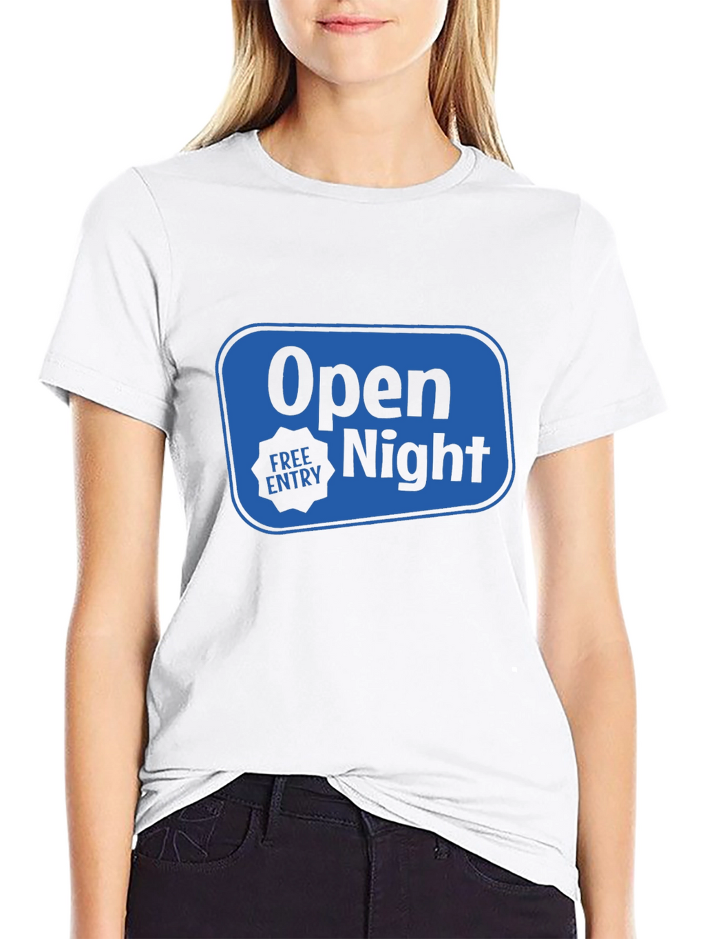 Open Night Free Entry Black T-Shirt