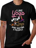 Yoga Dogs & Maybe 3 People Graphic Tee
