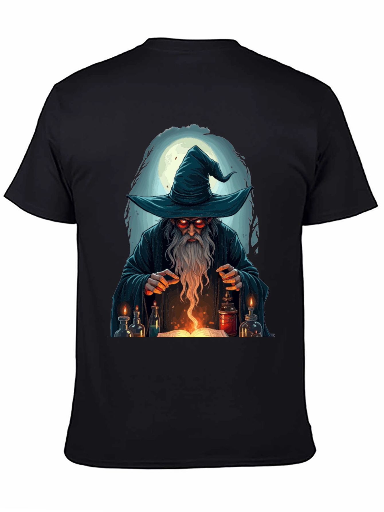 Wizard Graphic T-Shirt - Mystical Mage Design