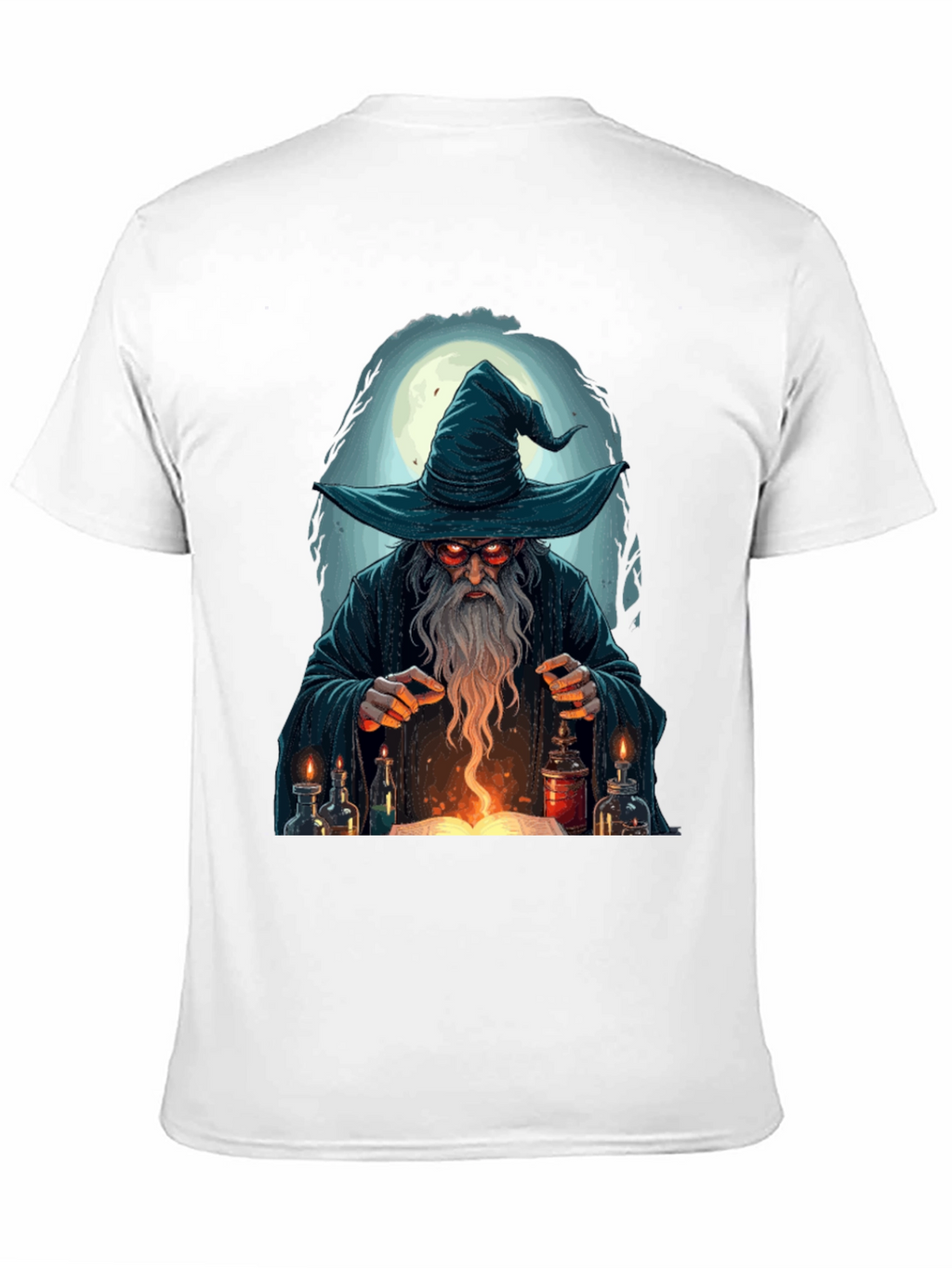 Wizard Graphic T-Shirt - Mystical Mage Design