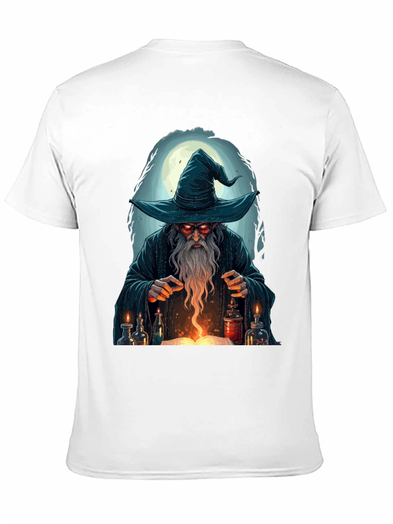 Wizard Graphic T-Shirt - Mystical Mage Design