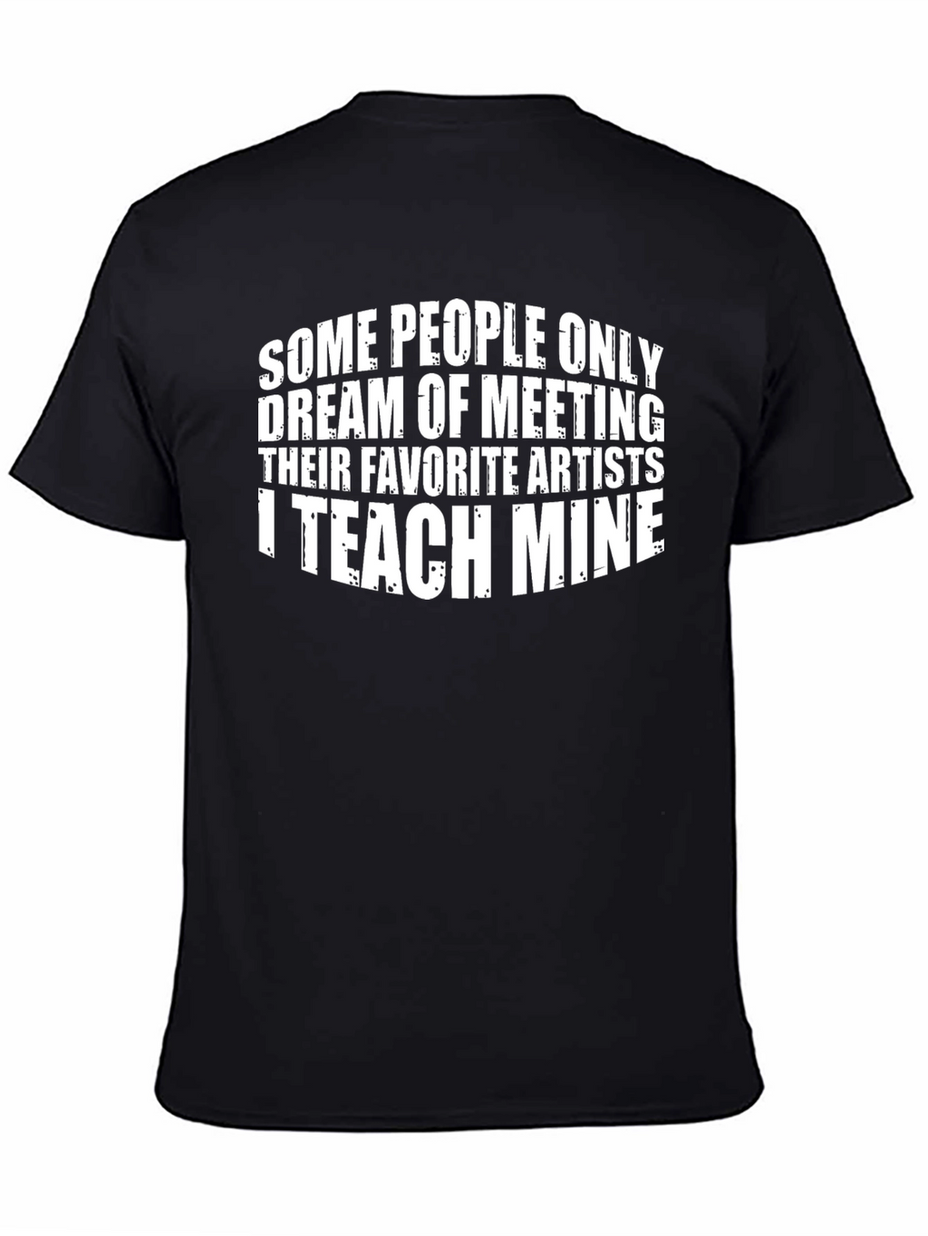 Artist Teacher Graphic Tee - Black