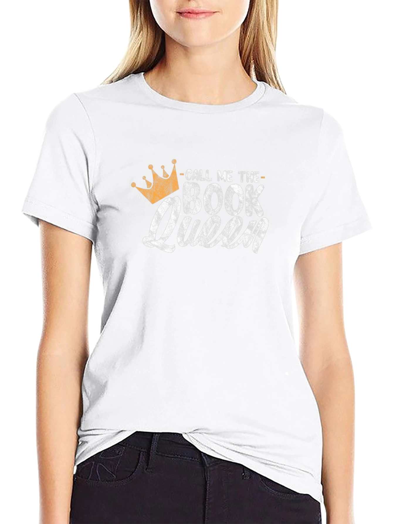 Book Queen Graphic Tee - Perfect for Readers