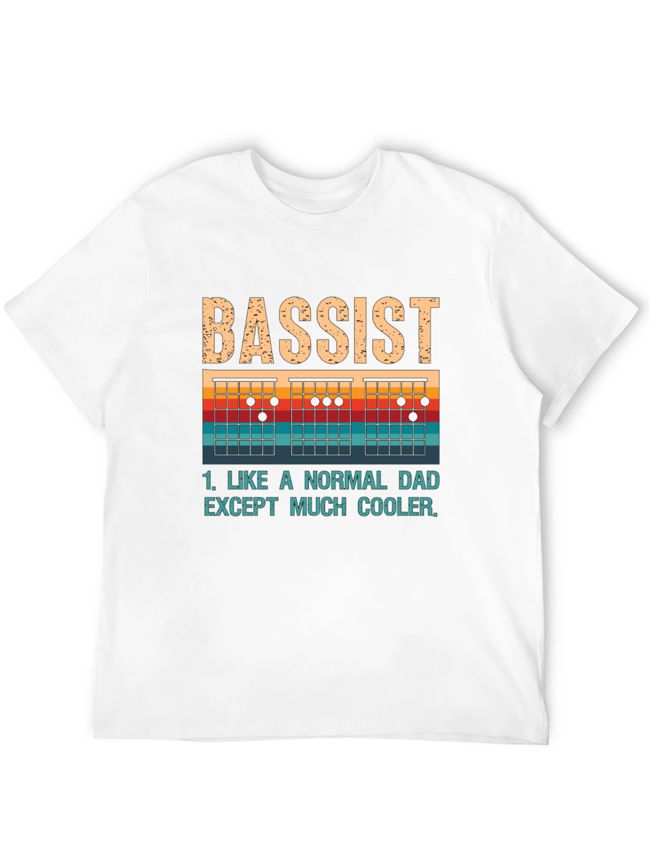 Bassist Dad T-Shirt - Cool Dad Tee