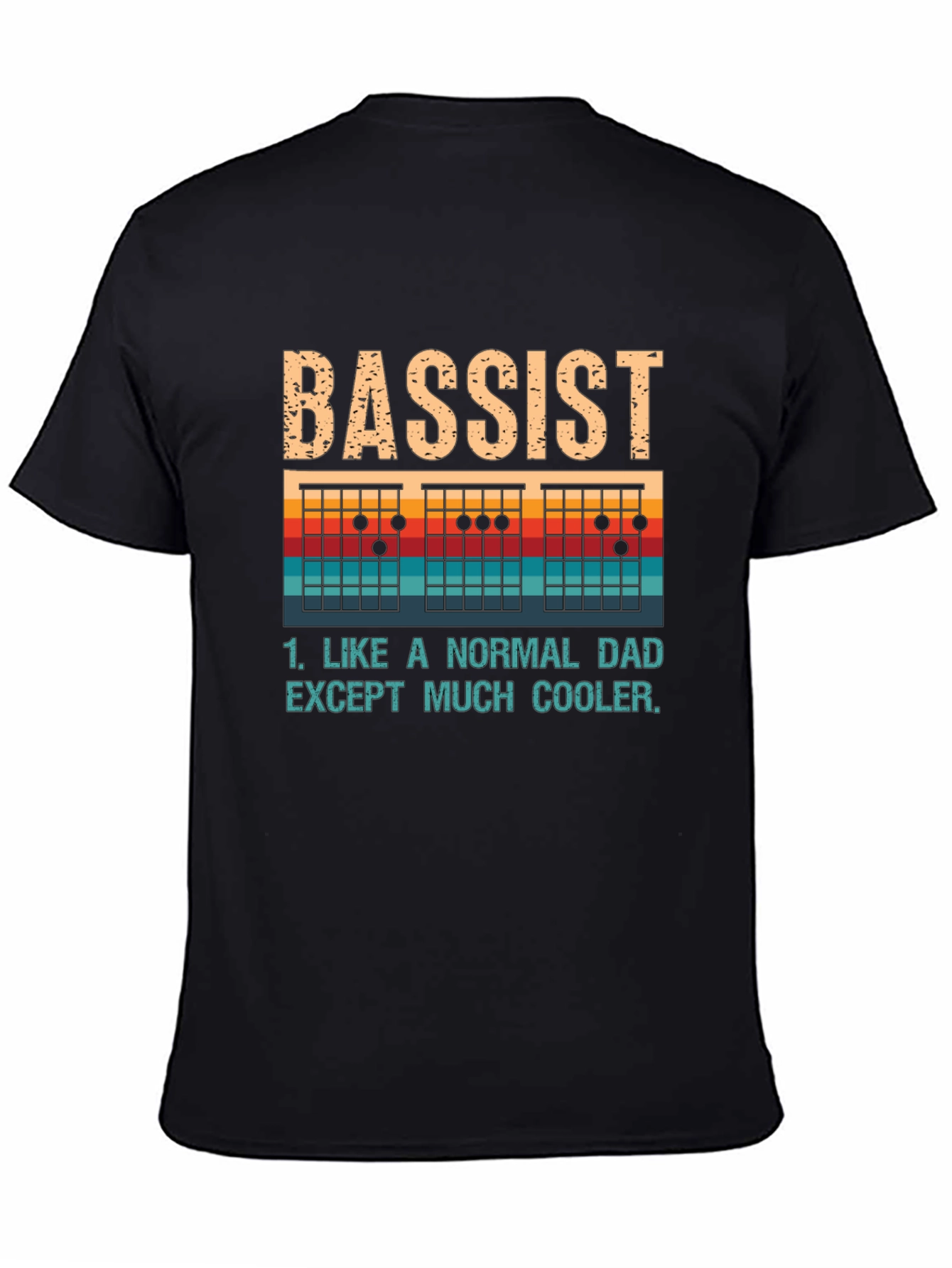 Bassist Dad T-Shirt - Cool Dad Tee