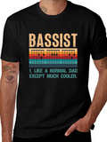 Bassist Dad T-Shirt - Cool Dad Tee