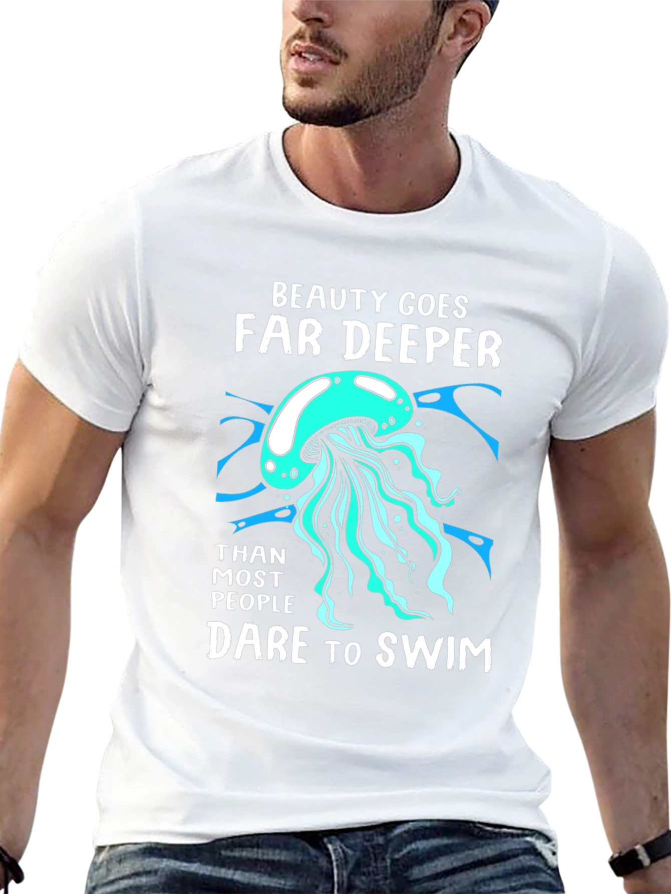 Beauty Goes Far Deeper Graphic T-Shirt