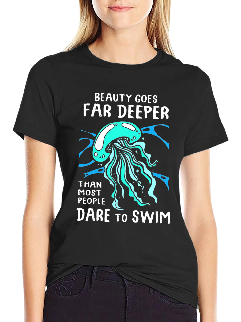 Beauty Goes Far Deeper Graphic T-Shirt