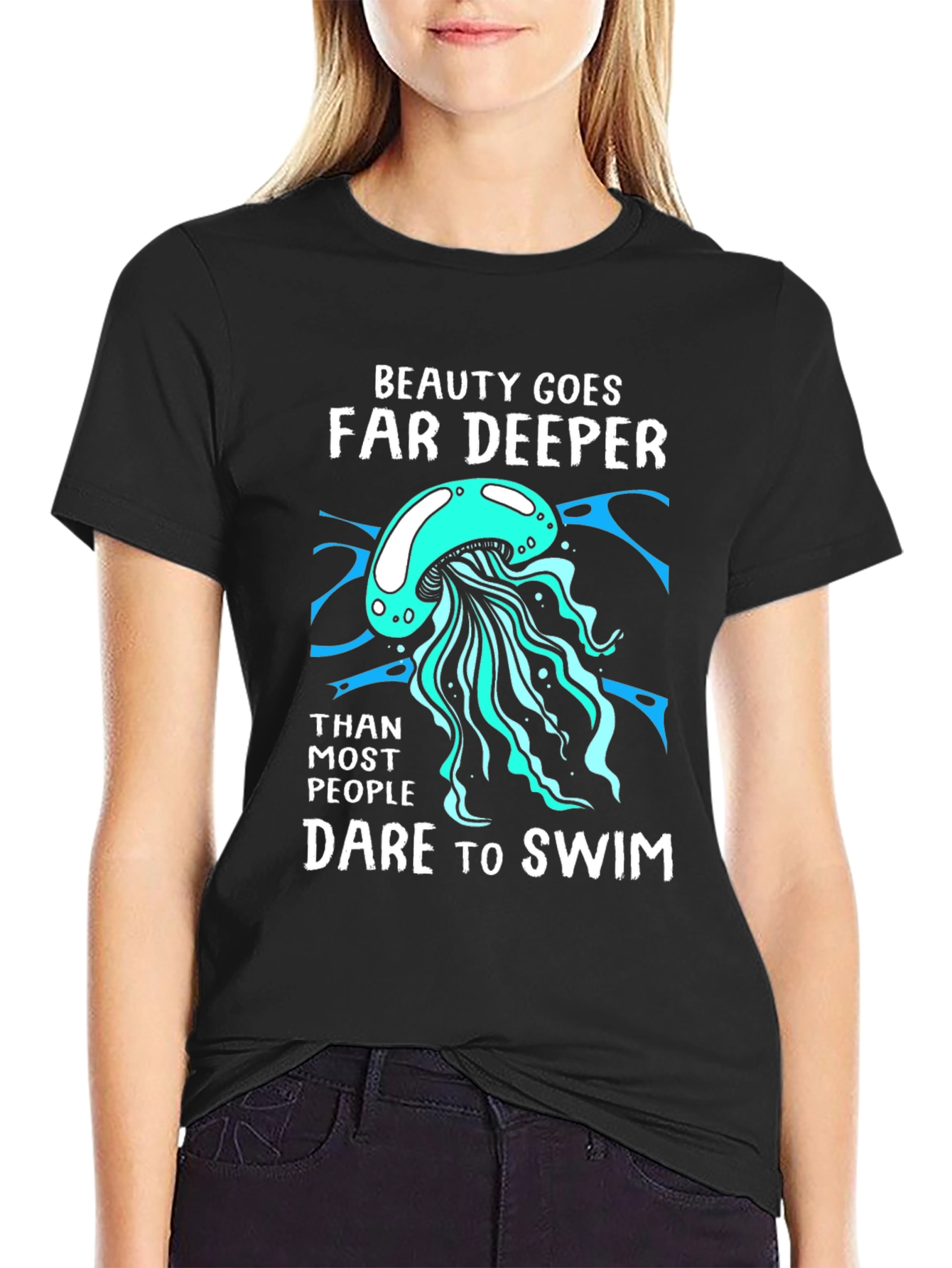 Beauty Goes Far Deeper Graphic T-Shirt