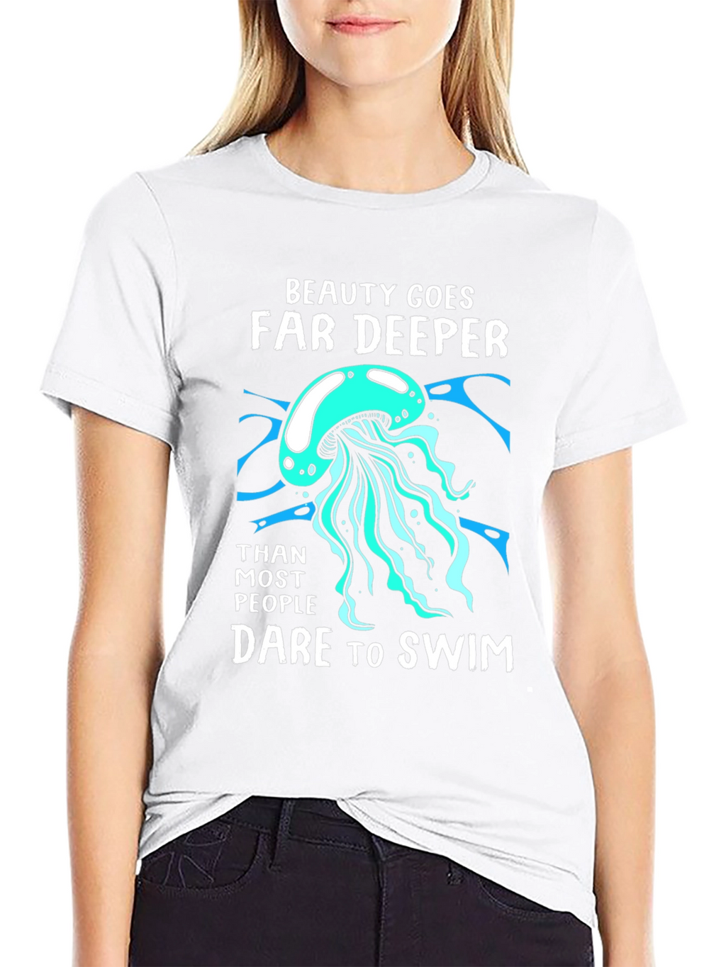 Beauty Goes Far Deeper Graphic T-Shirt