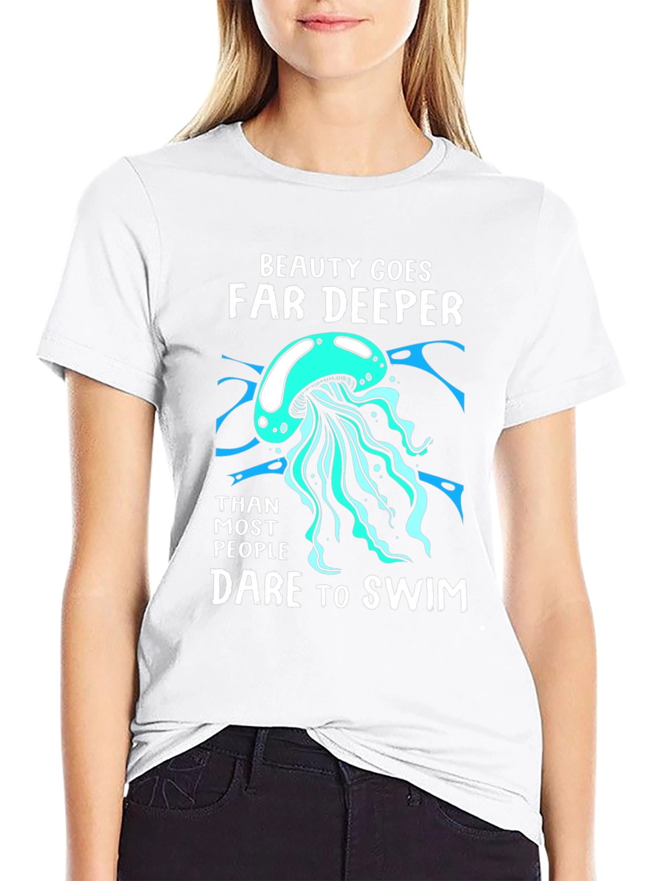 Beauty Goes Far Deeper Graphic T-Shirt