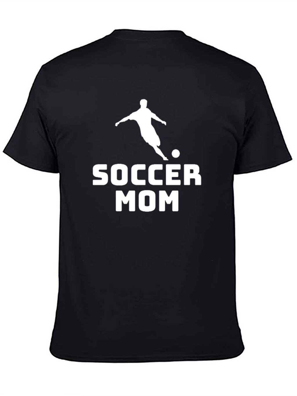 Soccer Mom Graphic Tee - Black Cotton T-Shirt