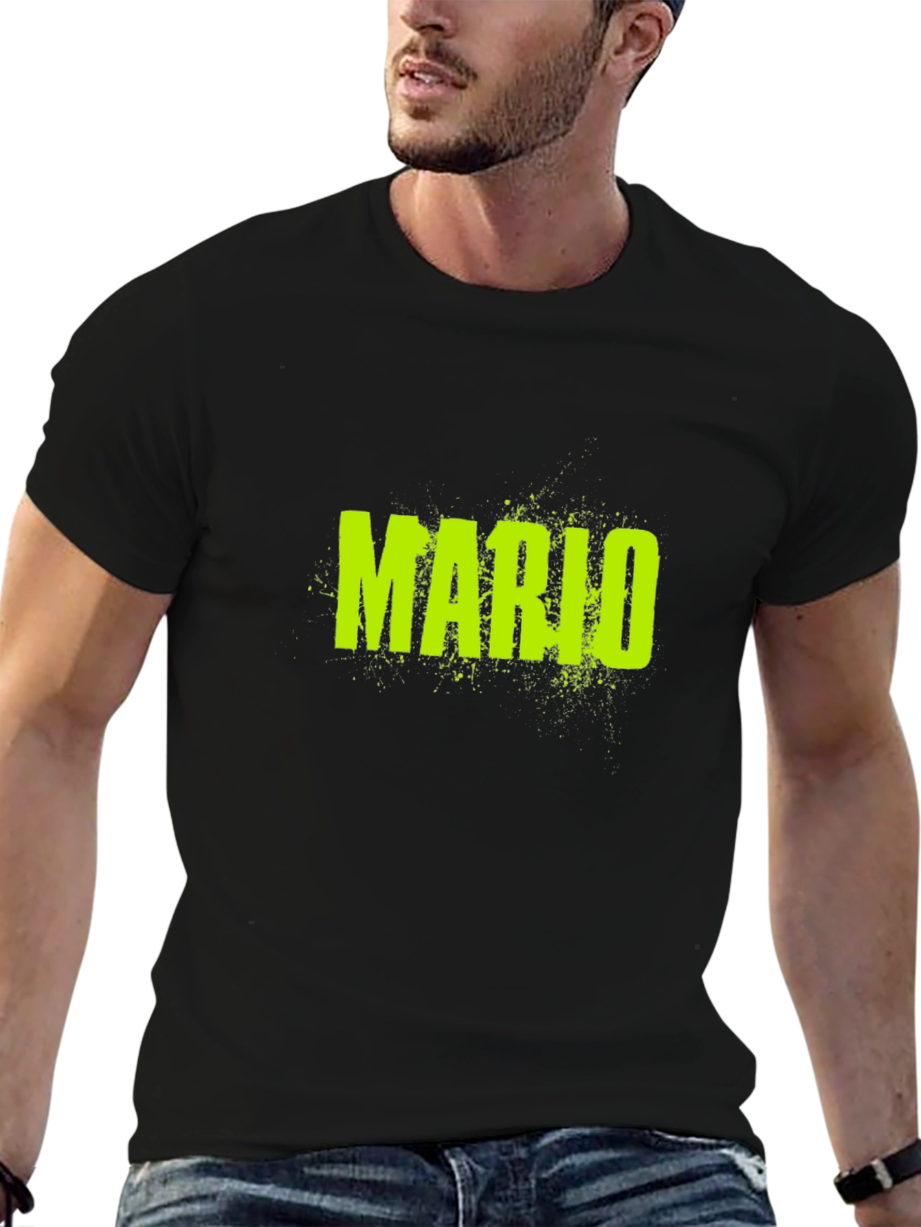 Mario Graphic T-Shirt - Black