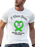 Green Ribbon Bipolar Disorder Awareness T-Shirt
