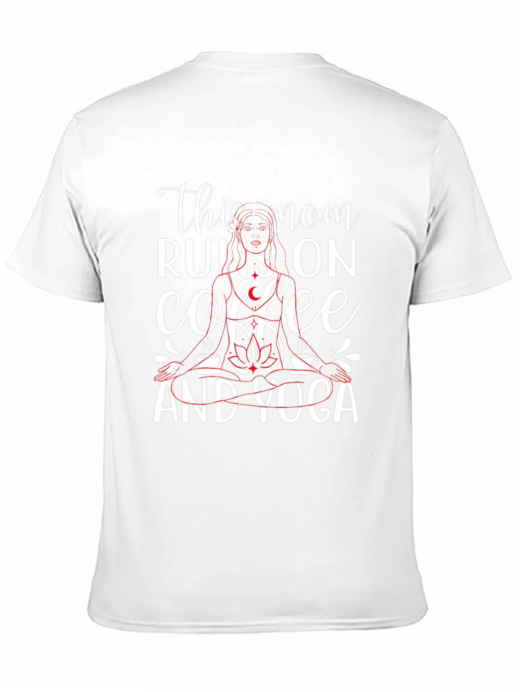 This Mom Runs On Coffee And Yoga T-Shirt