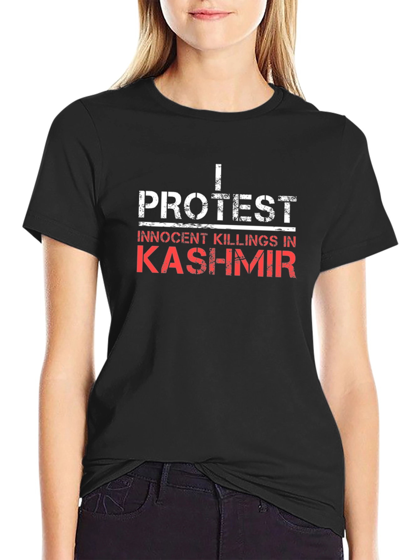 I Protest Kashmir T-Shirt: Stand for Justice