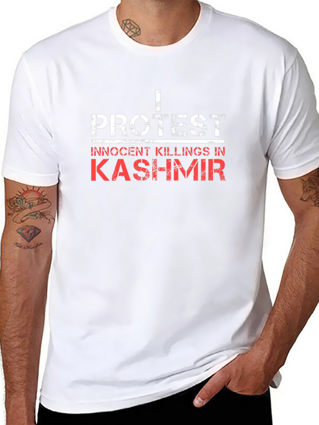 I Protest Kashmir T-Shirt: Stand for Justice