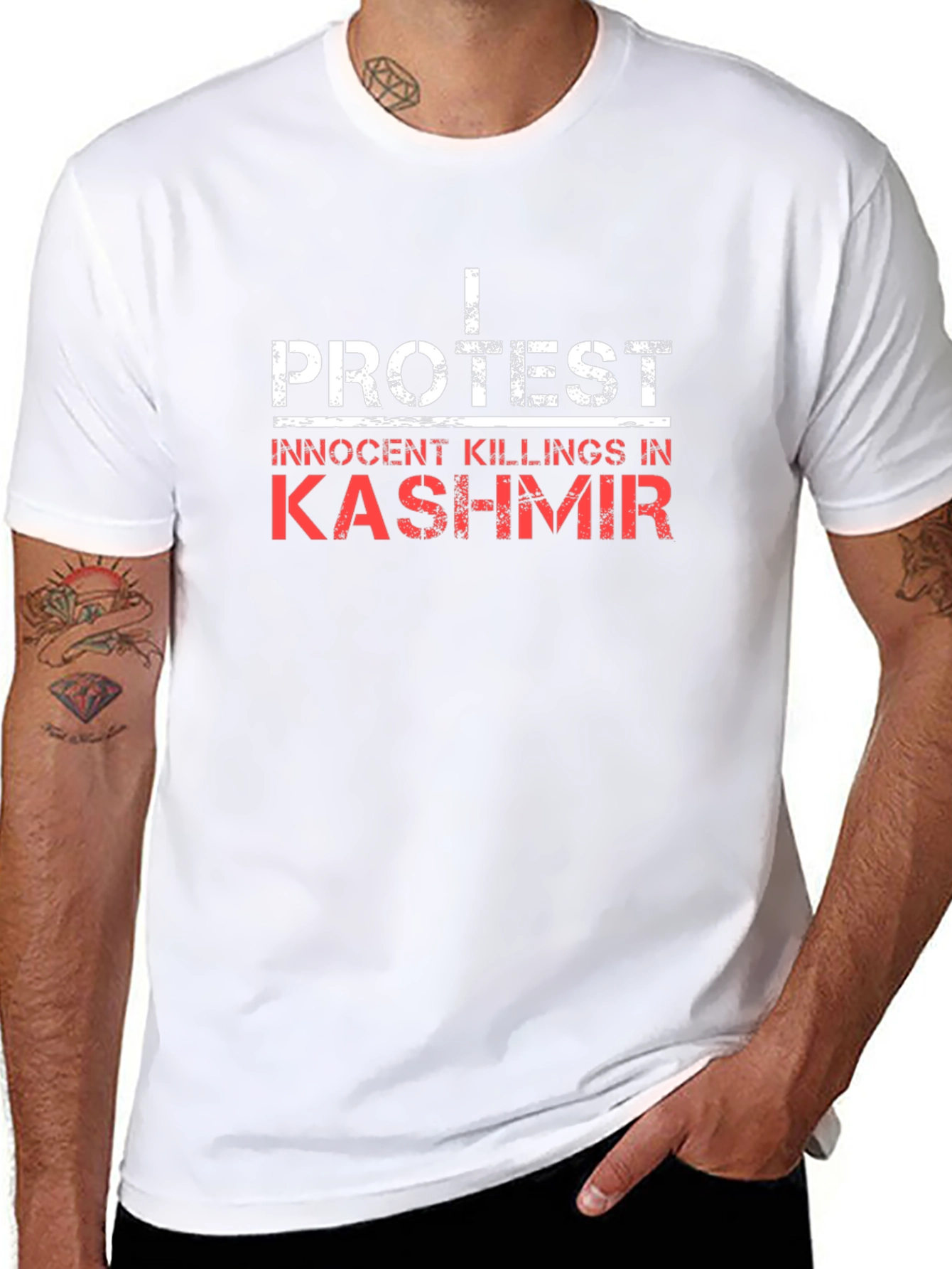 I Protest Kashmir T-Shirt: Stand for Justice