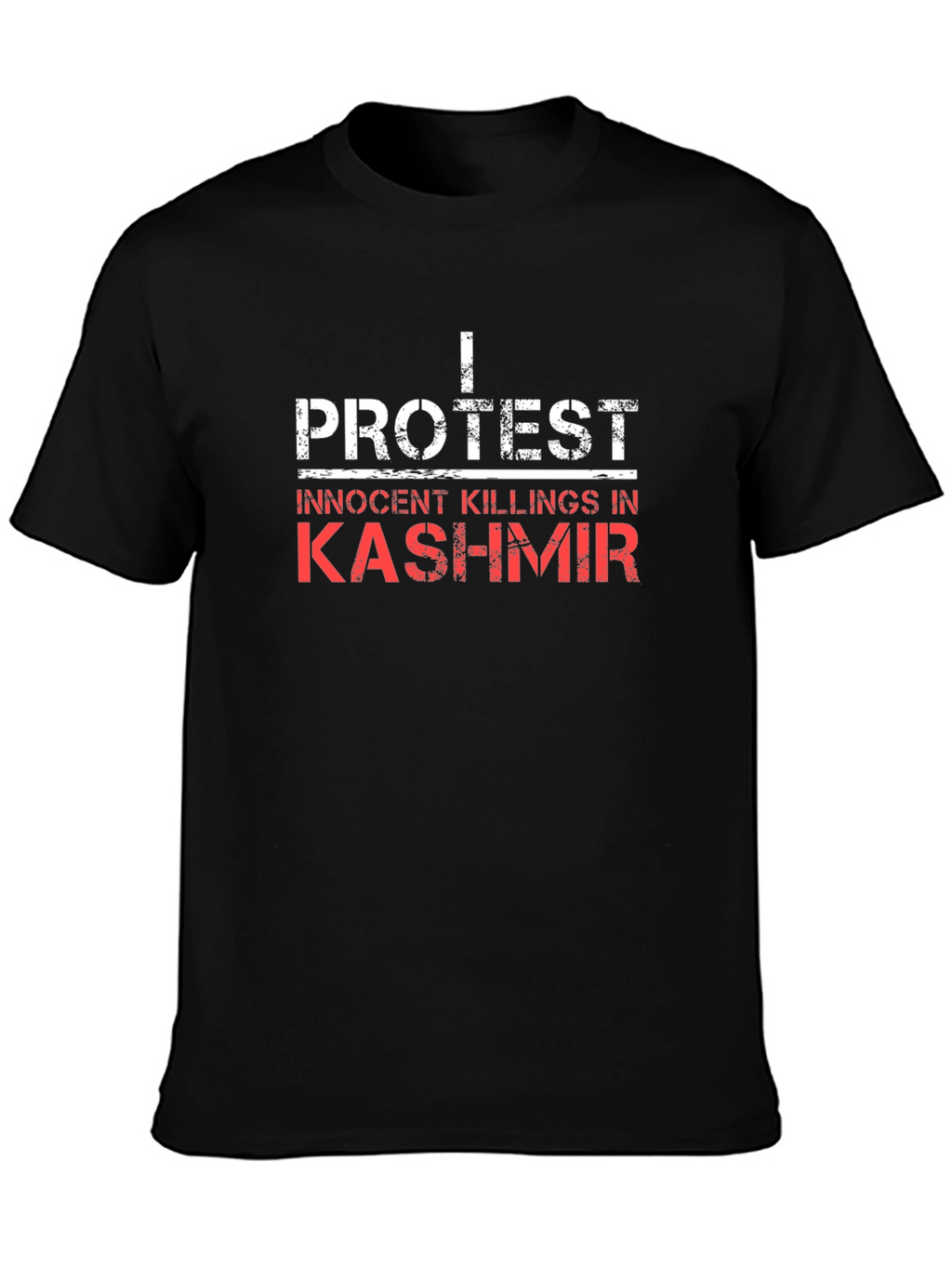 I Protest Kashmir T-Shirt: Stand for Justice