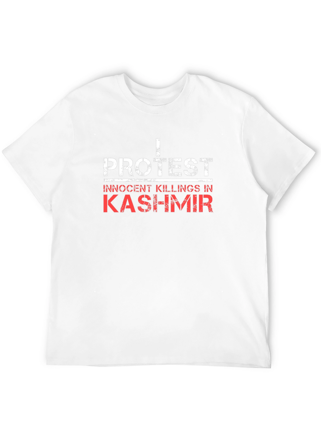 I Protest Kashmir T-Shirt: Stand for Justice