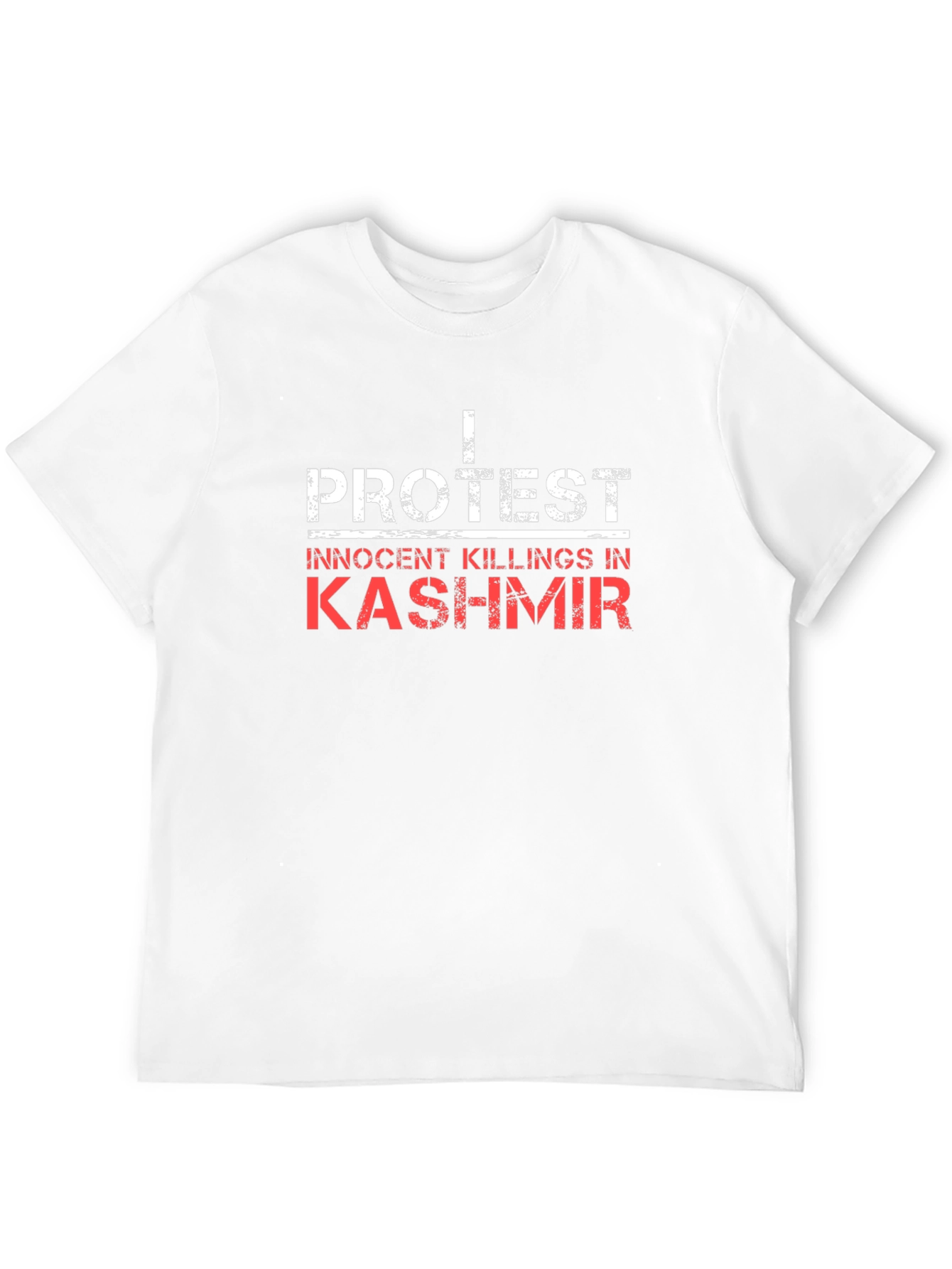 I Protest Kashmir T-Shirt: Stand for Justice