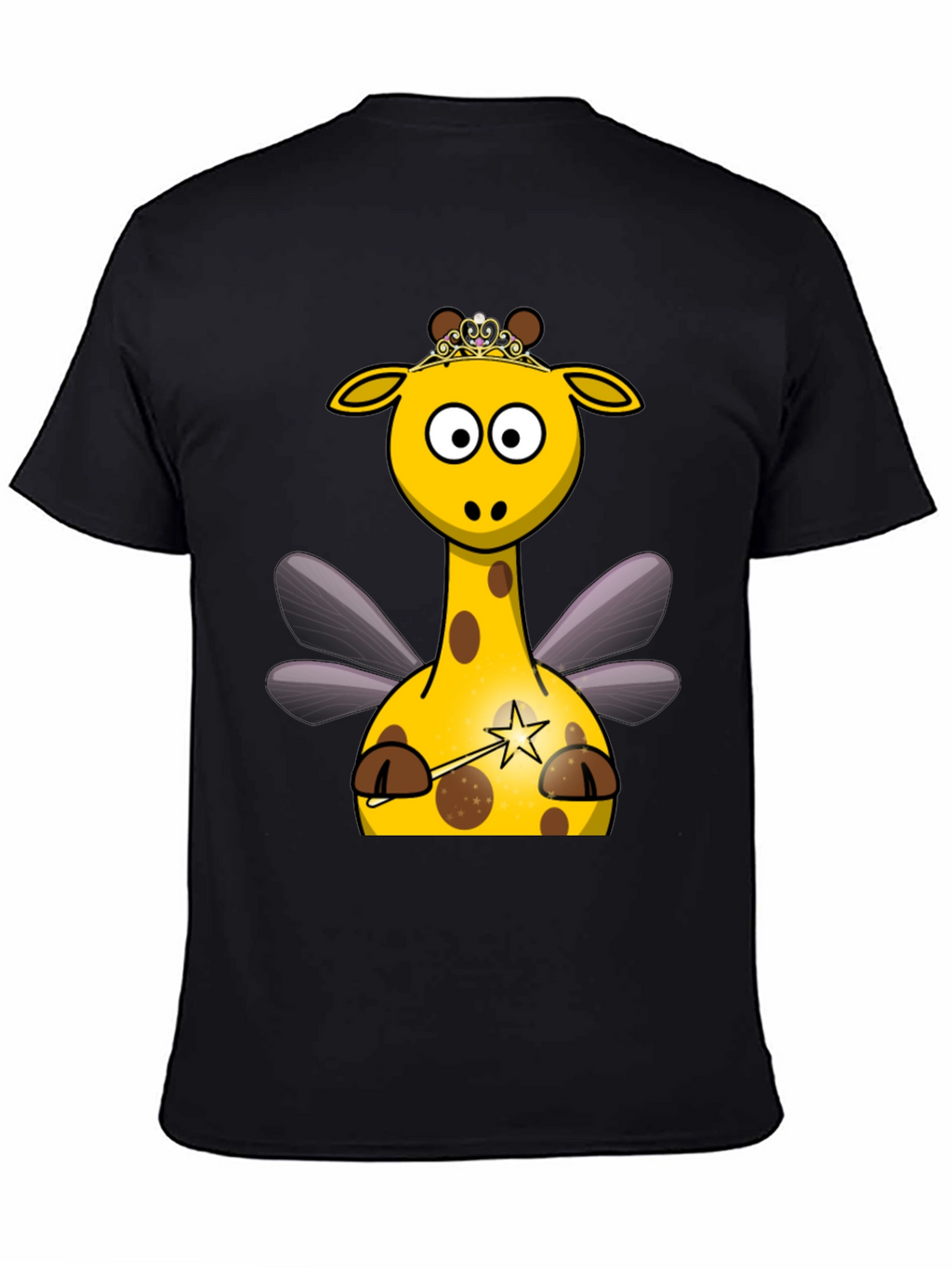 Giraffe Fairy T-Shirt - Cartoon Animal Design
