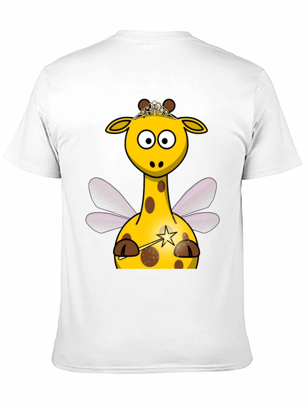 Giraffe Fairy T-Shirt - Cartoon Animal Design