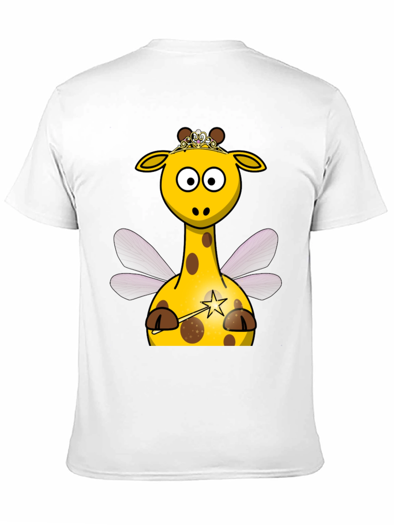 Giraffe Fairy T-Shirt - Cartoon Animal Design