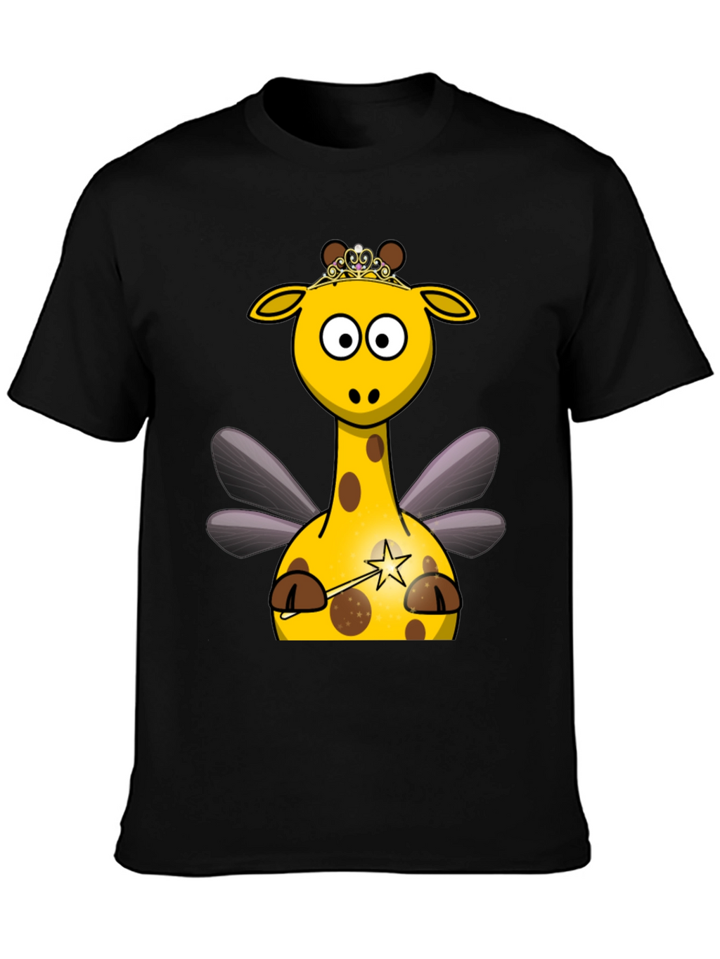 Giraffe Fairy T-Shirt - Cartoon Animal Design