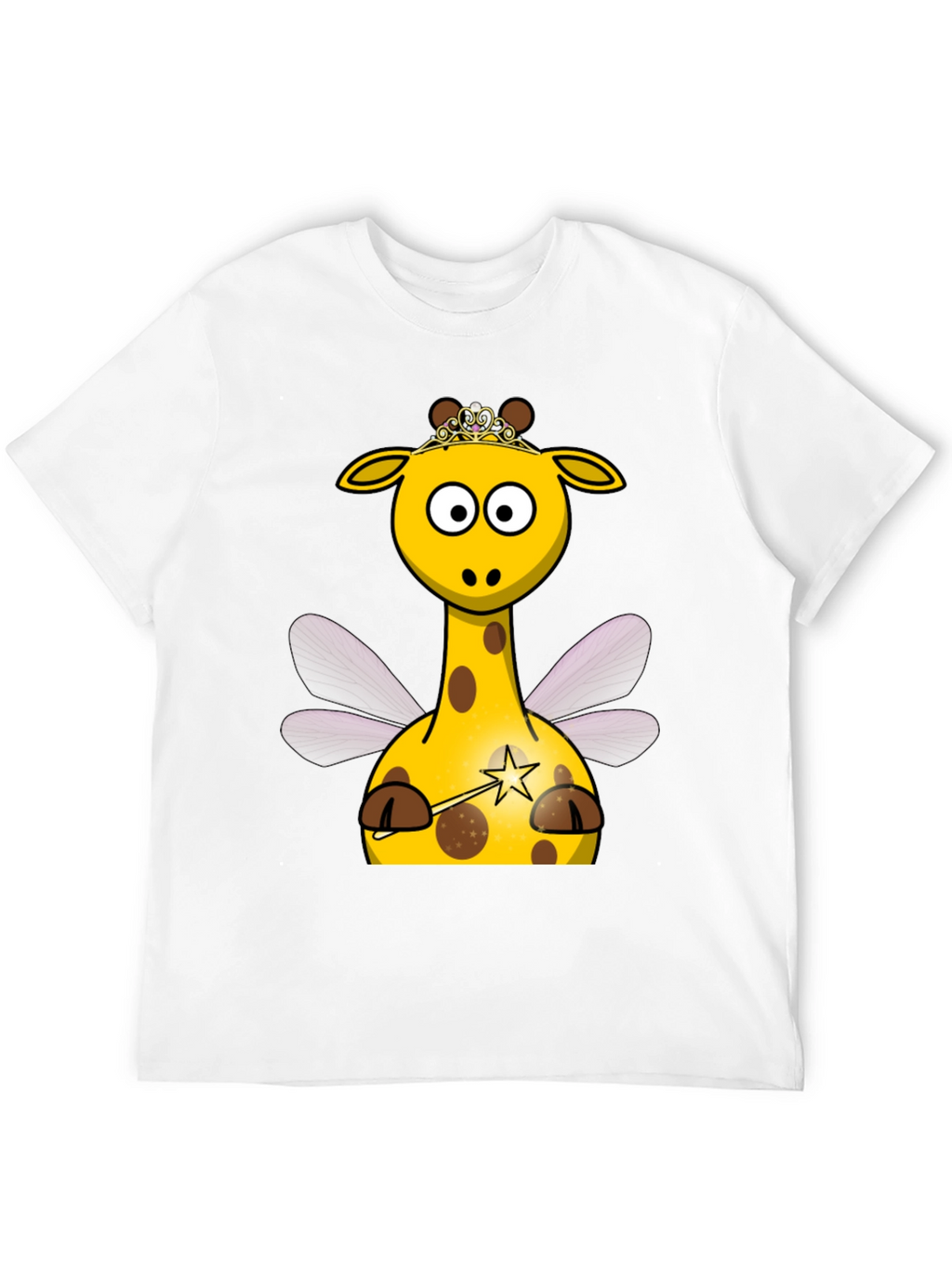Giraffe Fairy T-Shirt - Cartoon Animal Design