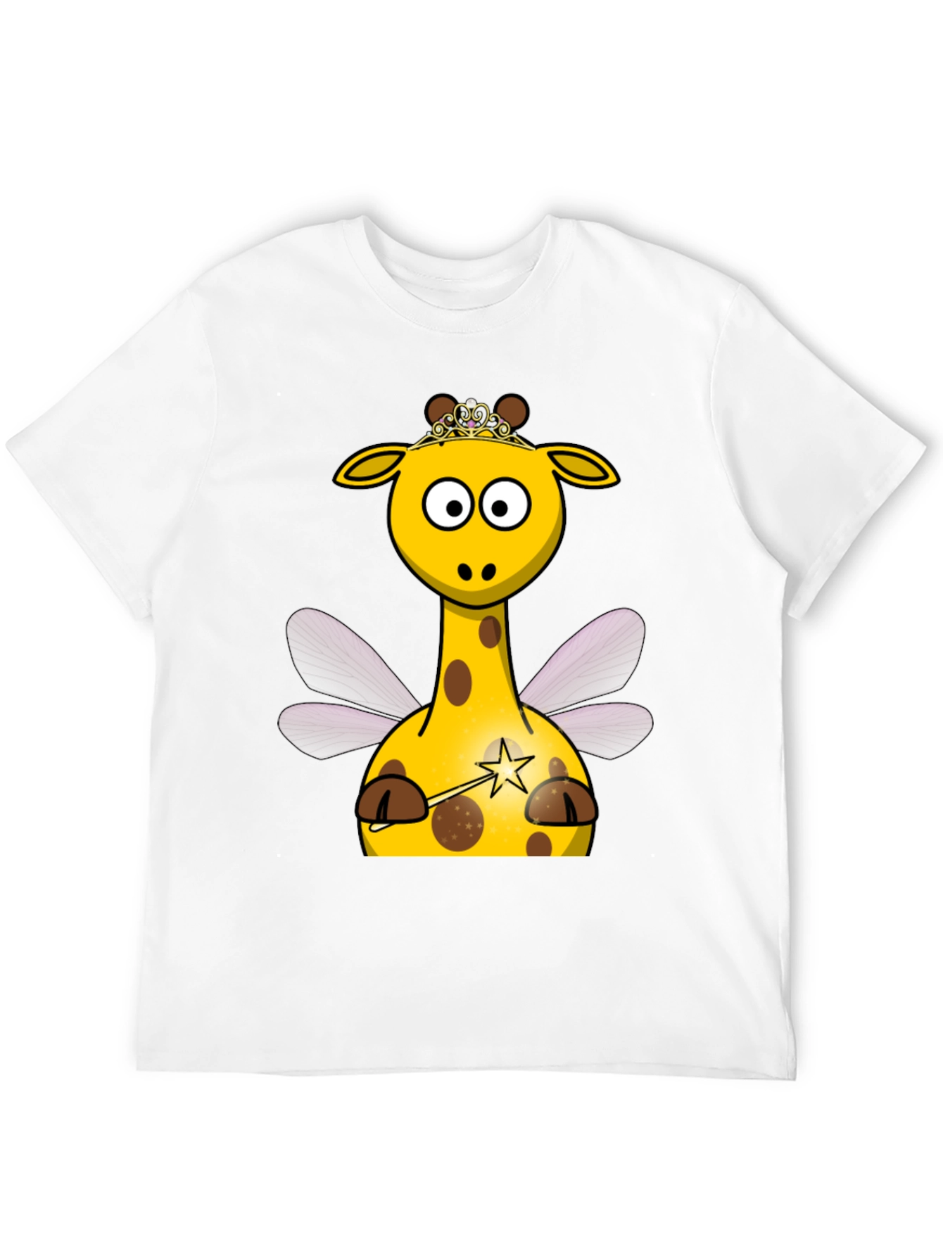 Giraffe Fairy T-Shirt - Cartoon Animal Design