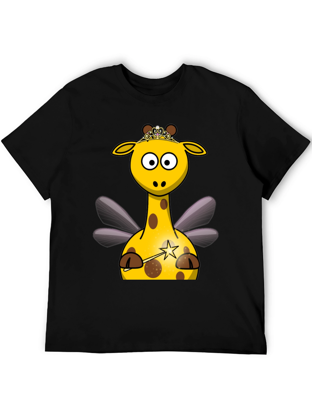 Giraffe Fairy T-Shirt - Cartoon Animal Design