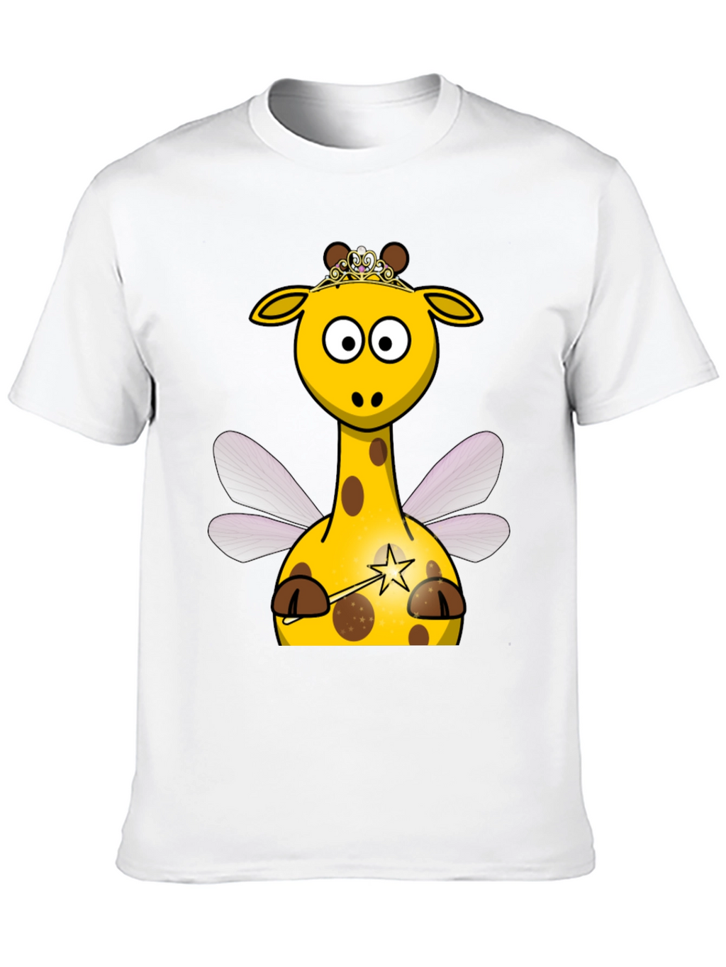 Giraffe Fairy T-Shirt - Cartoon Animal Design