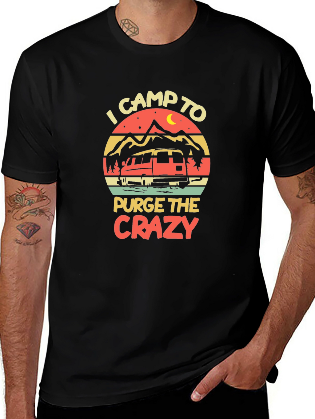 I Camp to Purge the Crazy Graphic Tee