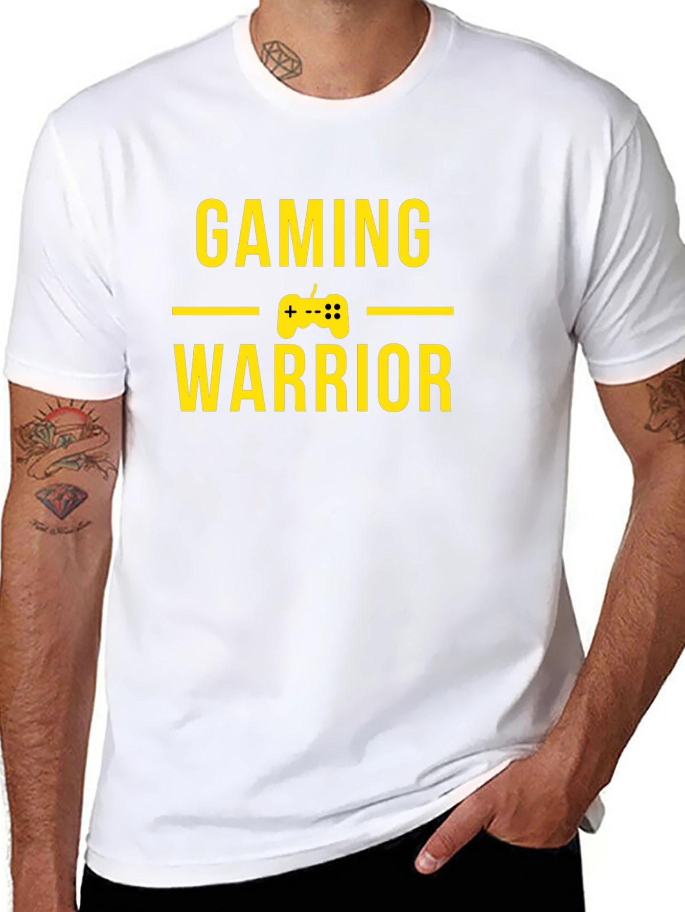 Gaming Warrior T-Shirt - Black Gamer Tee