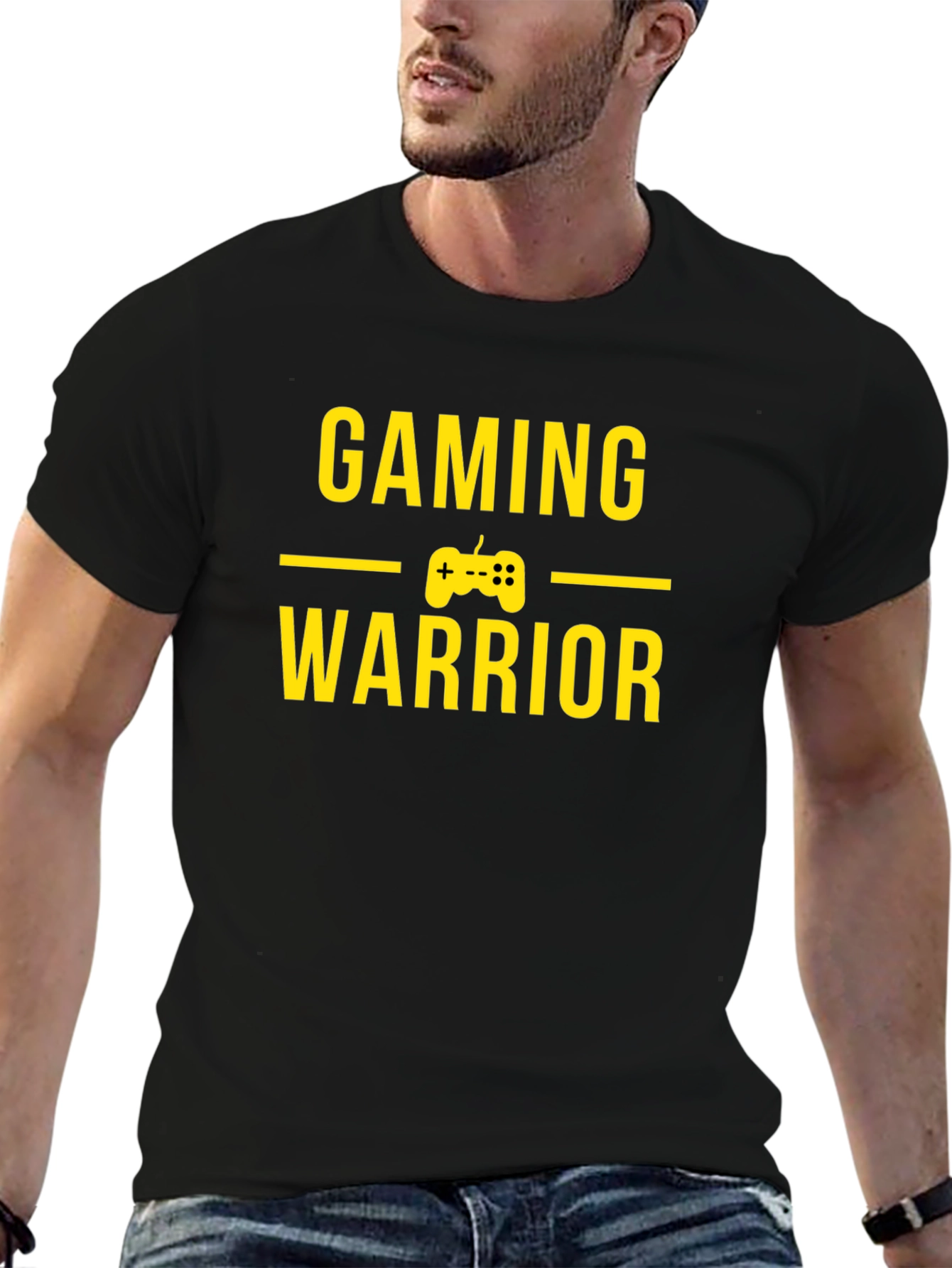 Gaming Warrior T-Shirt - Black Gamer Tee