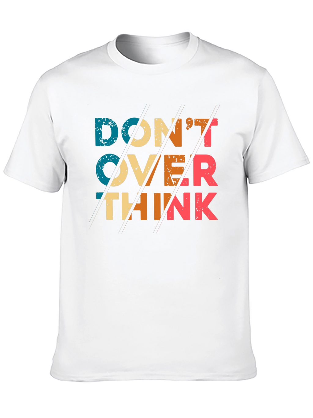 Dont Overthink T-Shirt - Retro Graphic Tee