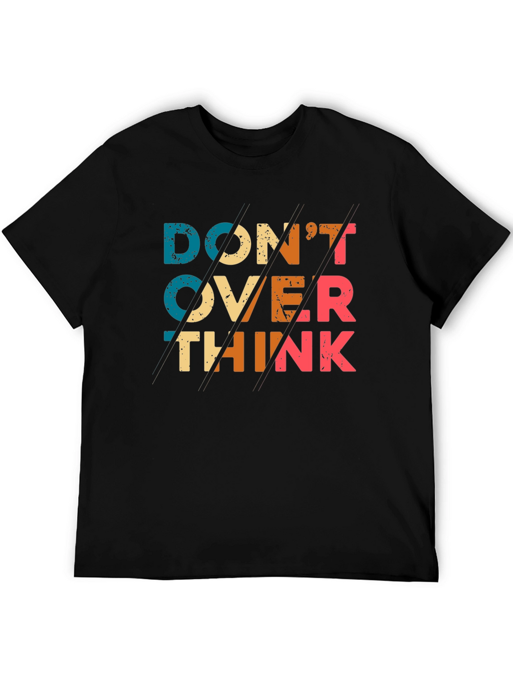 Dont Overthink T-Shirt - Retro Graphic Tee