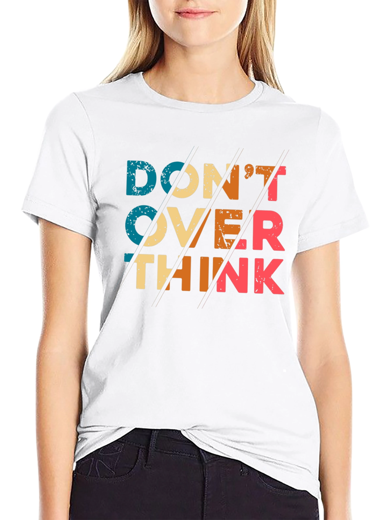 Dont Overthink T-Shirt - Retro Graphic Tee