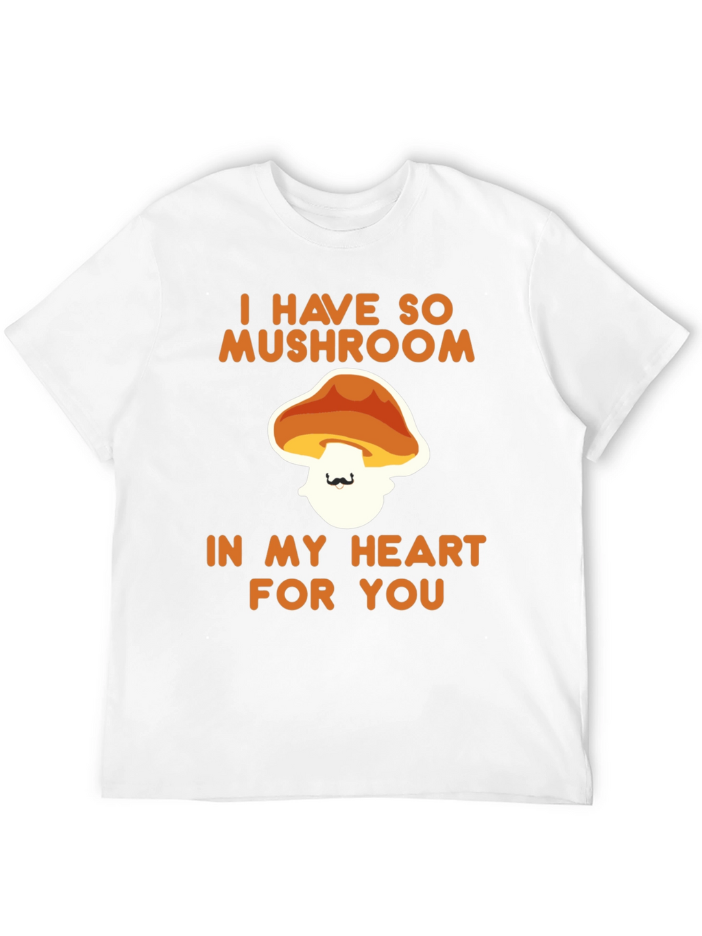 Mushroom Heart Graphic T-Shirt