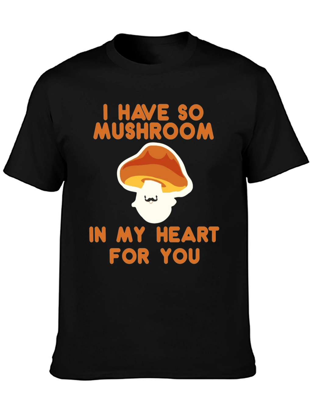 Mushroom Heart Graphic T-Shirt