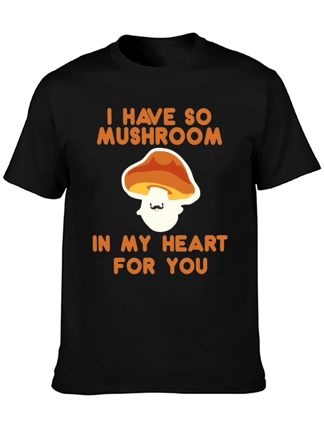 Mushroom Heart Graphic T-Shirt