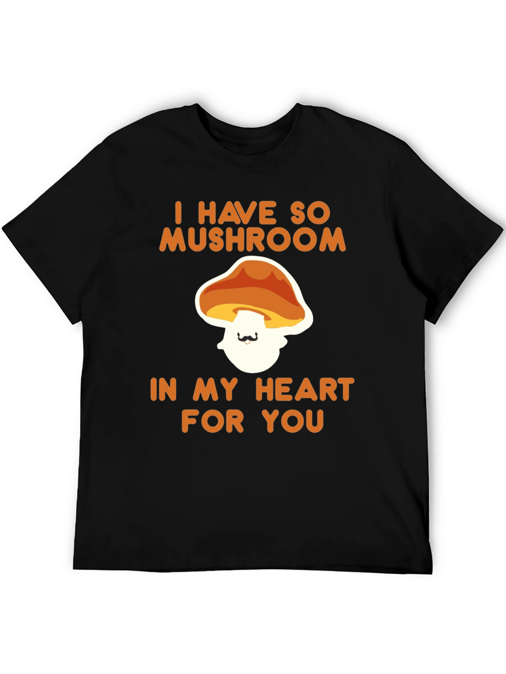 Mushroom Heart Graphic T-Shirt